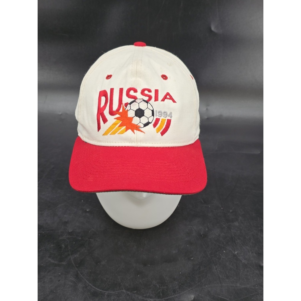Vtg 1994 World Cup Soccer RUSSIA Hat Headmaster Snapback Rare Adjustable
